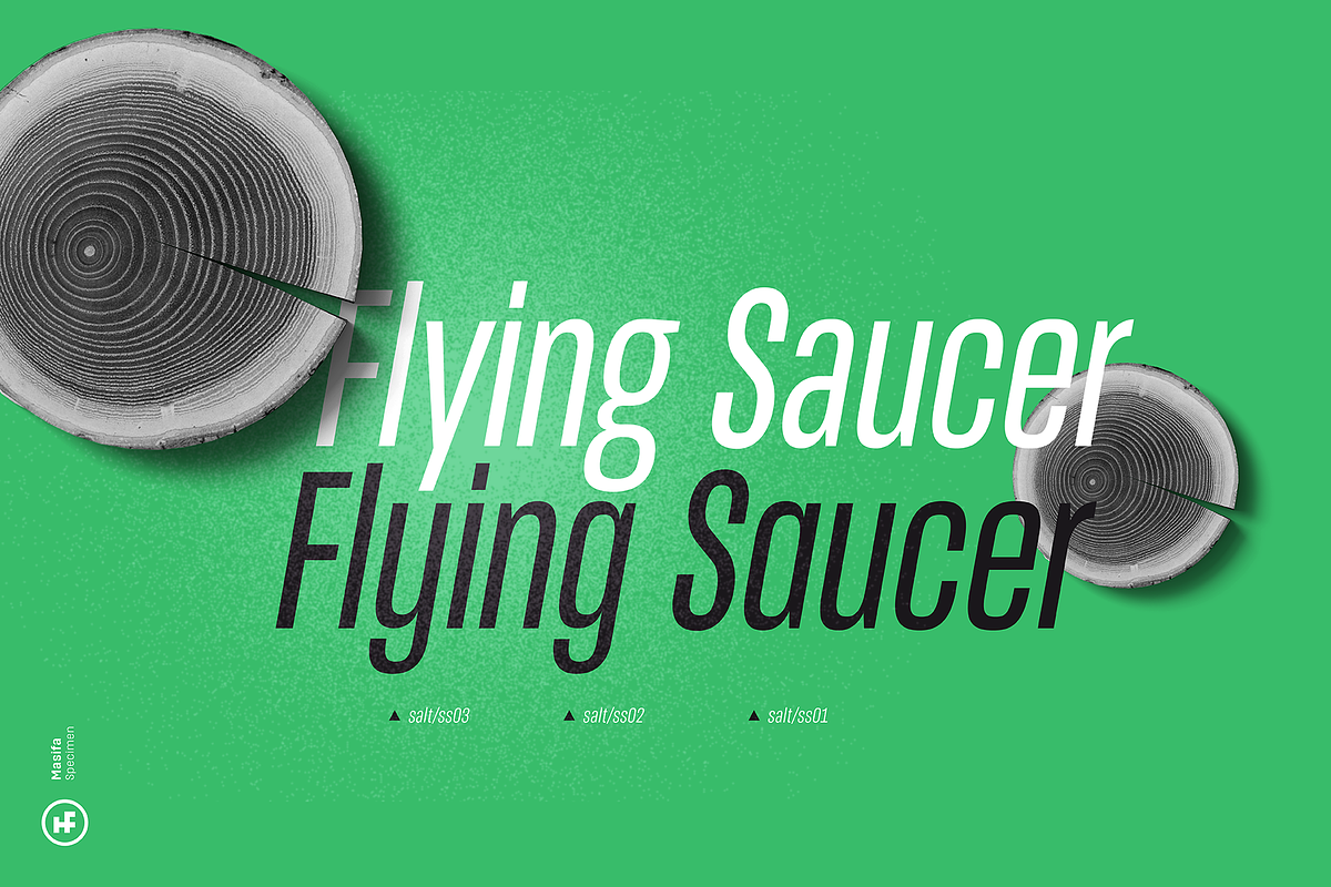 Masifa Ultra Condensed Family, a Sans Serif Font by Hurufatfont (Photo 9 of 15)