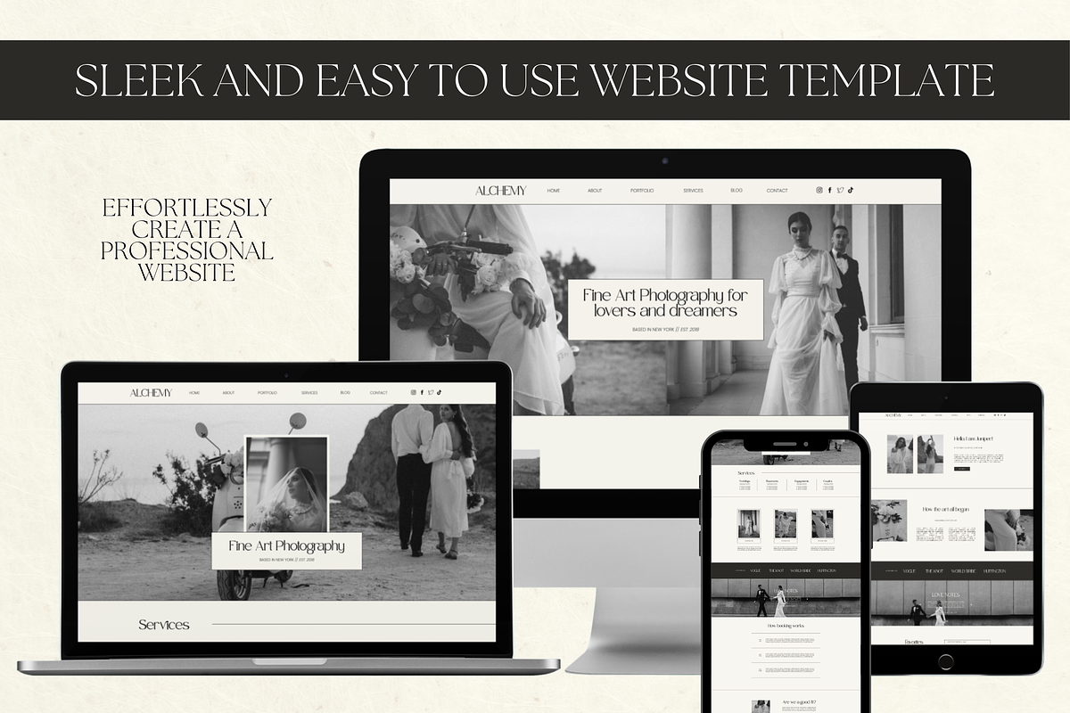 Showit Website Template Photography, an App Template by Branding Babe Co. (Photo 2 of 9)