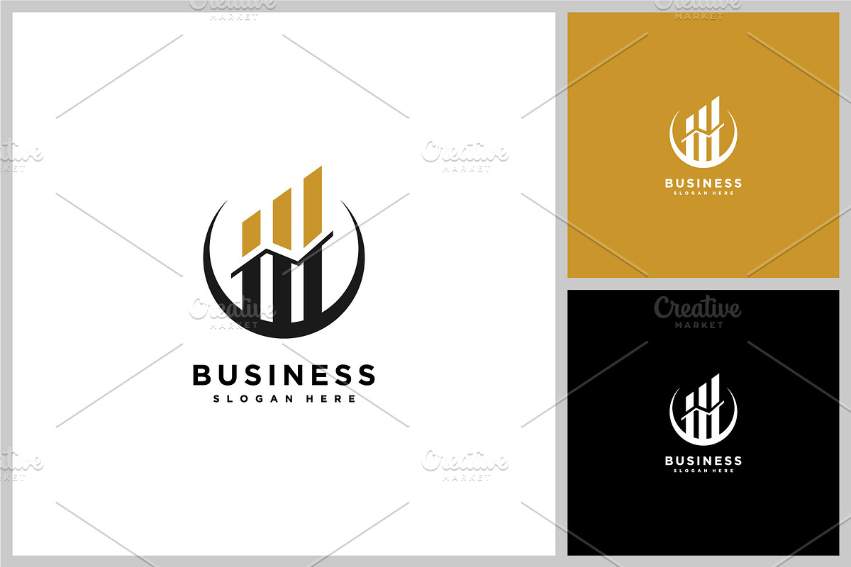 Business Finance Logo template, a Branding & Logo Template by quadrazo
