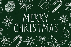 Xmas holiday greeting card