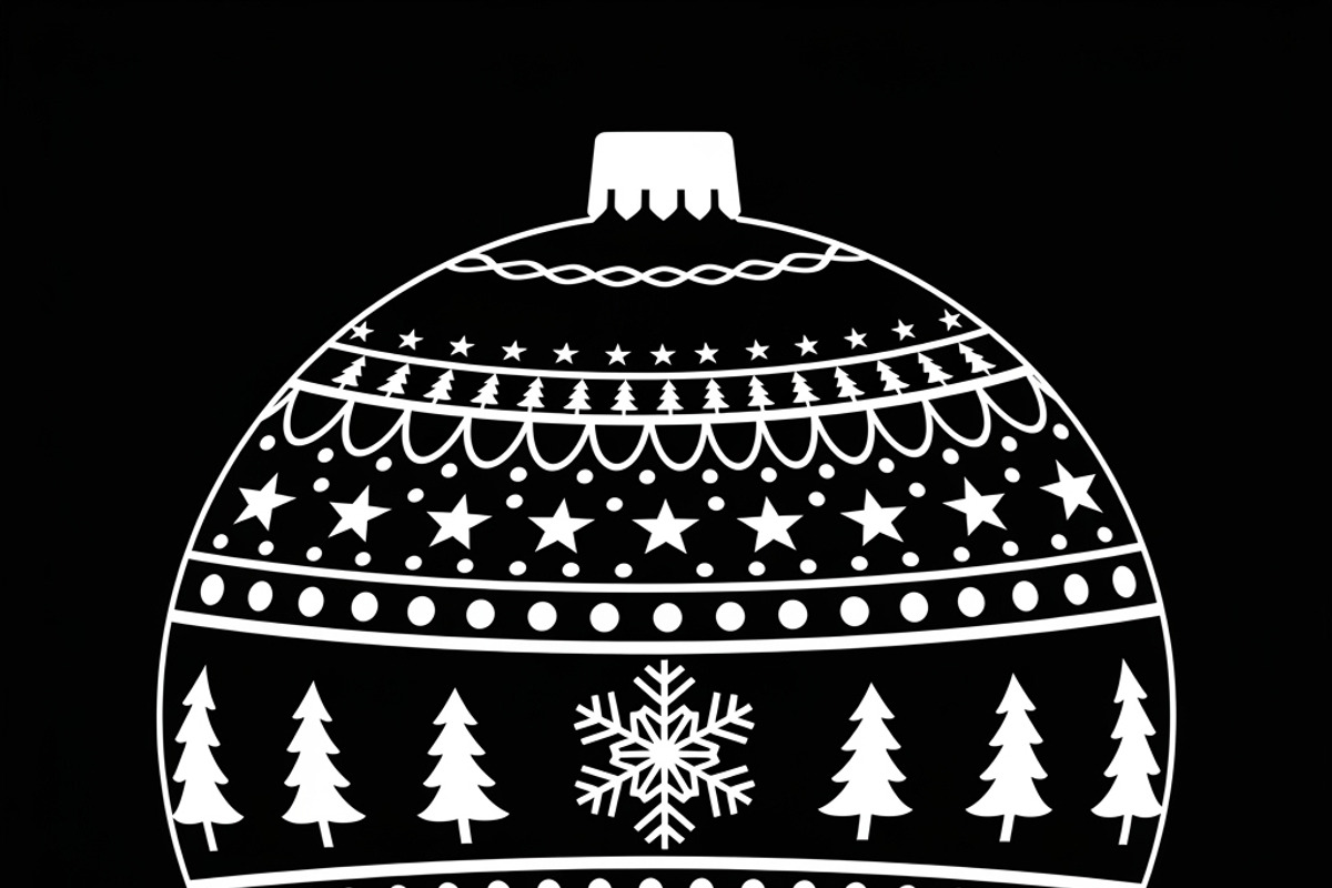 Western Xmas Ball Bundle, an Illustration by hafijul (Photo 8 of 21)