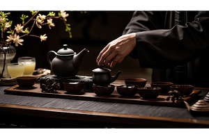 herbal chinese tea drink traditional, a Food & Drink Photo by pikepicture