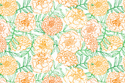 18 Floral Seamless Patterns Set, a Pattern Graphic by Sunset&Sea Design (Thumbnail 4 of 6)