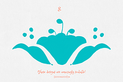 Turquoise Otomi Clipart Collection, an Animal Illustration by Minky Moo Creations (Thumbnail 6 of 10)