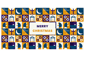 Merry Christmas Holiday, a Decorative Illustration by Creative Backgrounds