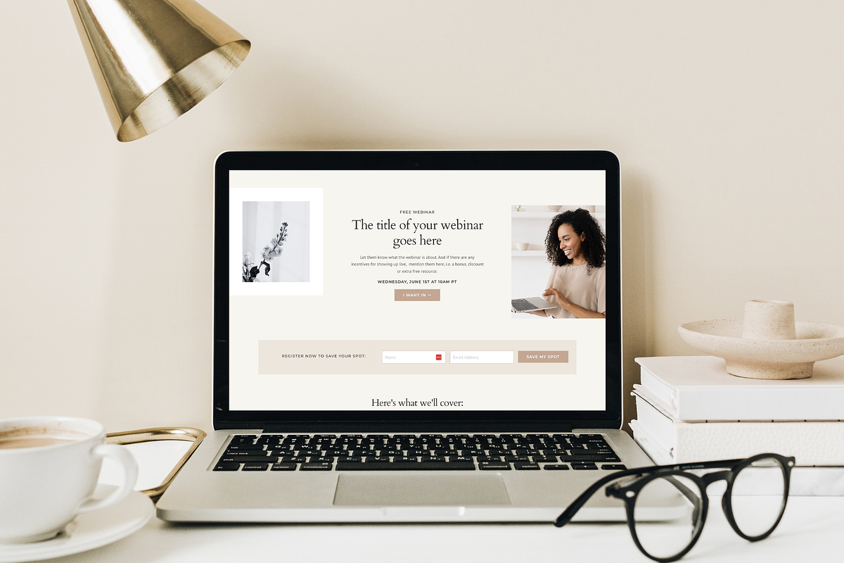 Kajabi Template Webinar Bundle, a Landing Page Template by Pixel & Flow (Photo 9 of 10)