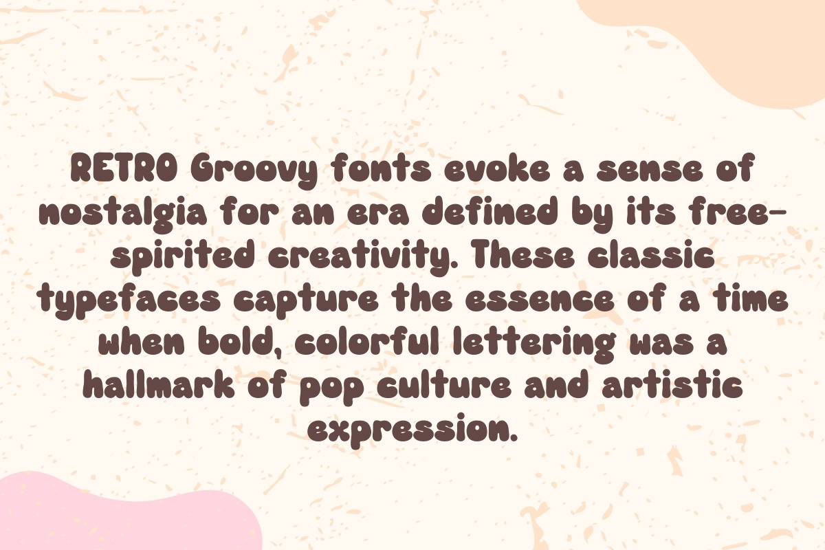 RETRO Groovy era - Handwritten, a Handwritten Font by Charmingbear59.design (Photo 4 of 5)