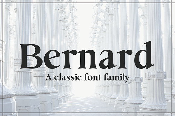 BERNARD: A Classic Typeface preview 6