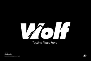 Wolf Wordmark Logo, a Branding & Logo Template by Akdesain