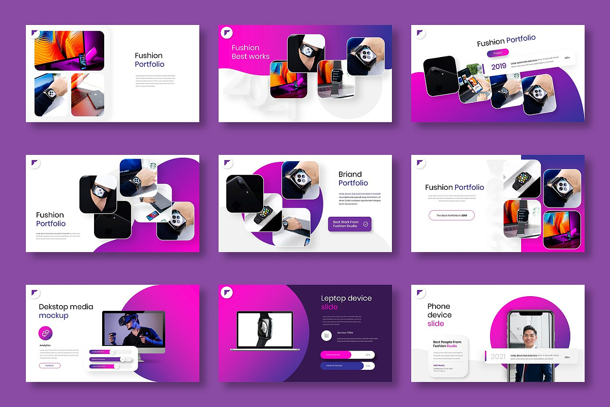 Fushion - Business Google Slide Temp, a Presentation Template by Dens Creative Studio (Photo 4 of 6)