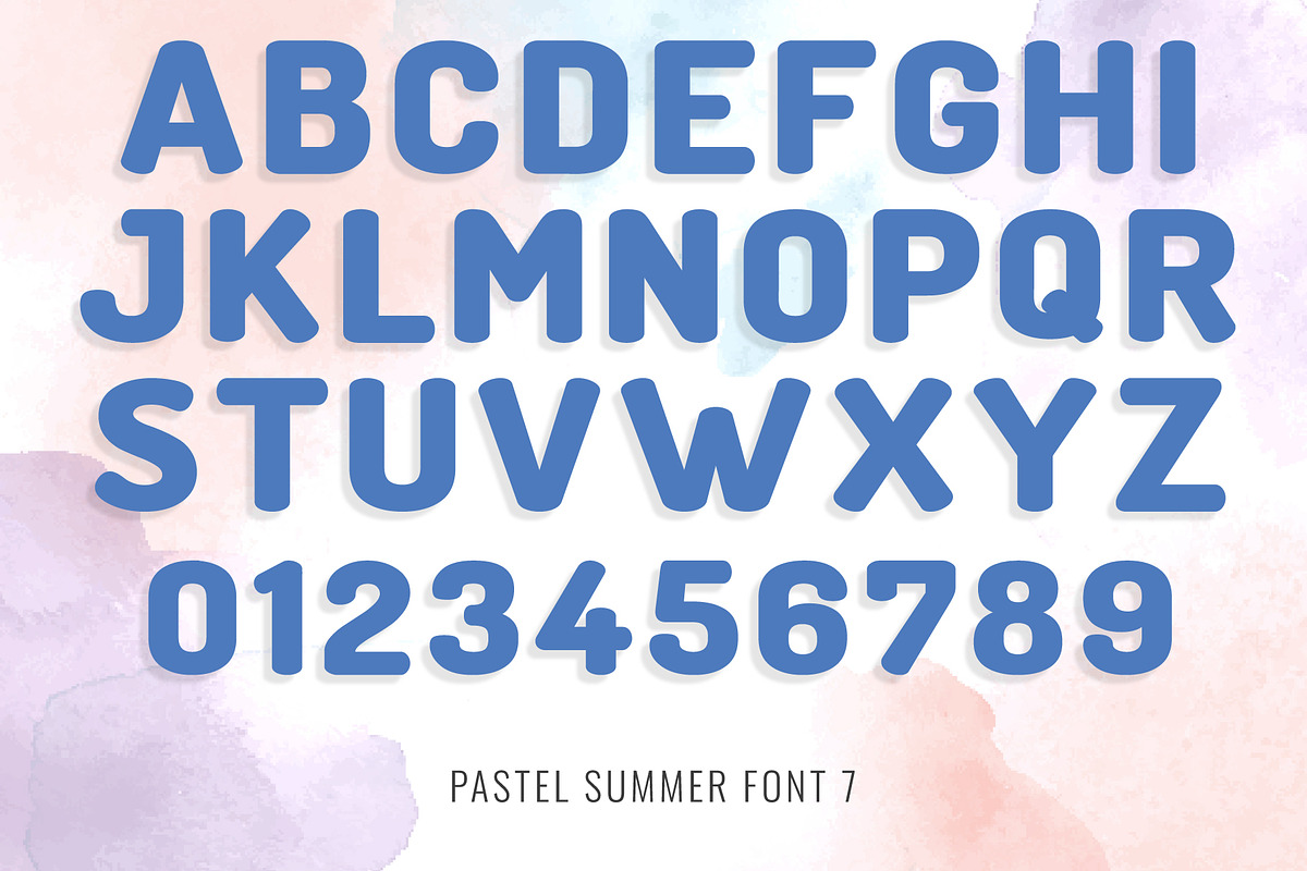 Pastel Summer Font, a Font by Font Craft Studio (Photo 11 of 12)