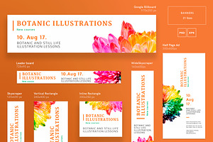 Banners Pack Botanic