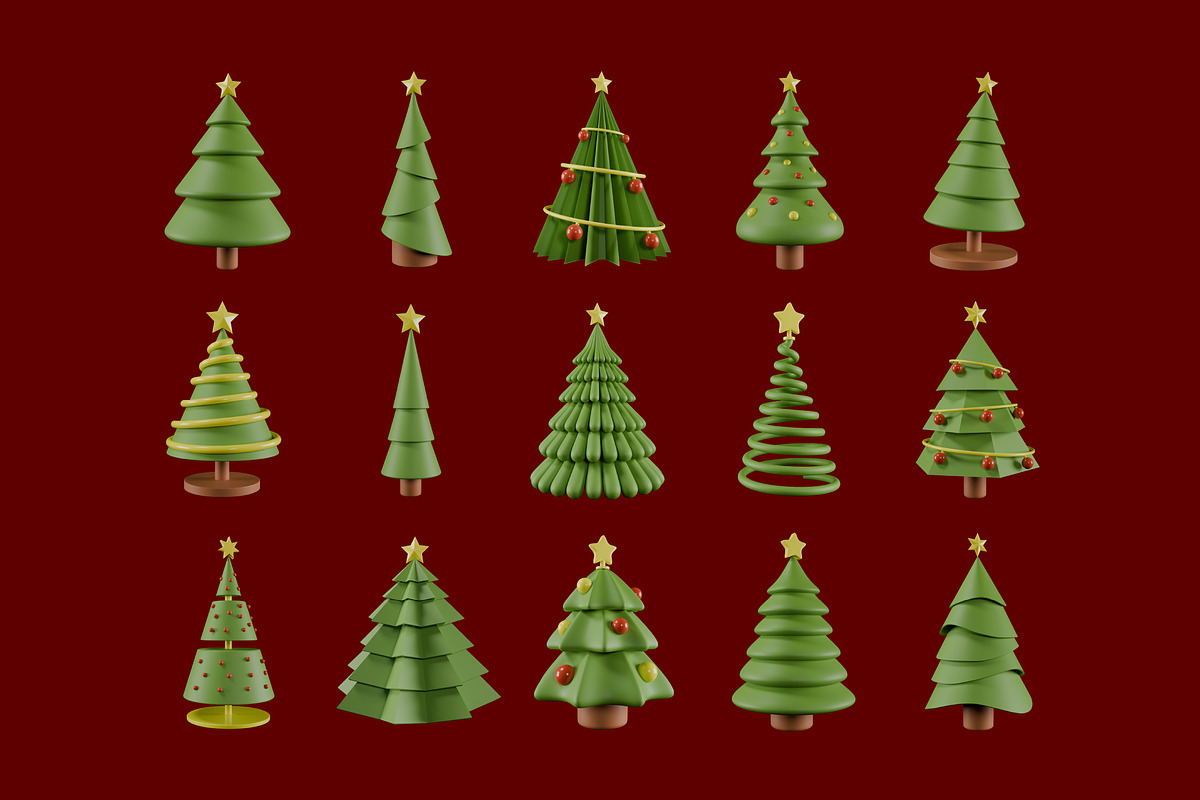 Christmas Tree Decoration Asset, an Object 3D Model by graphicook (Photo 2 of 2)