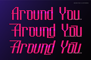 Galaxy Aura | Cyber Condensed Font, a Sans Serif Font by Denustudios (Thumbnail 2 of 12)
