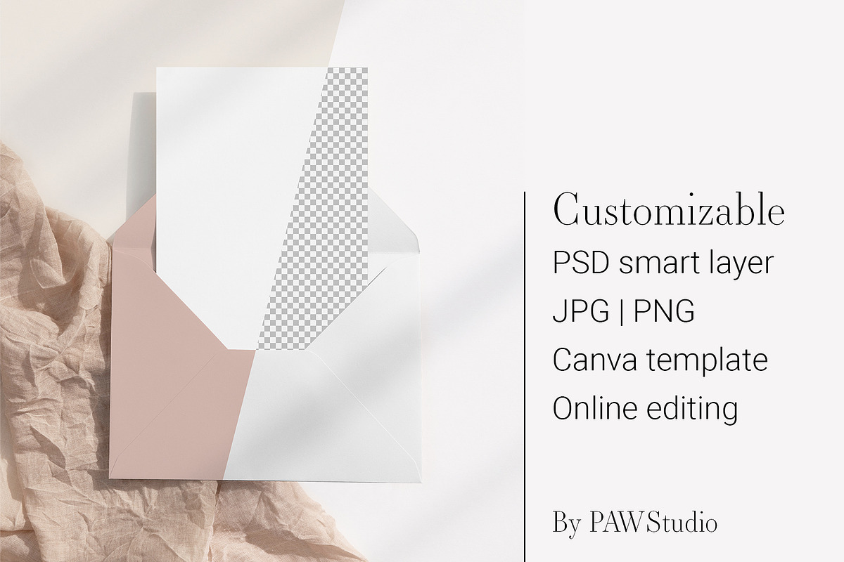 Customizable Card Mockup 5x7 8e b32, an Advertising Mockup by PawMockups 2 (Photo 1 of 12)