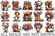 Whimsical Spring Clipart Bundle, an Illustration by Canvas Craft (Thumbnail 3 of 6)