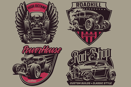Hot Rods, a Transportation Illustration by daver2002ua