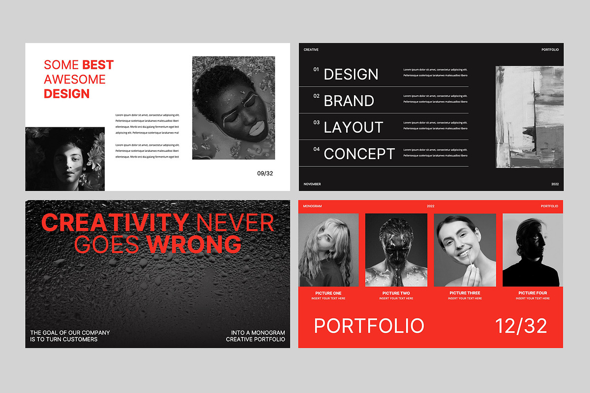 MONOGRAM - Powerpoint Template, a Presentation Template by rgbryand (Photo 5 of 9)