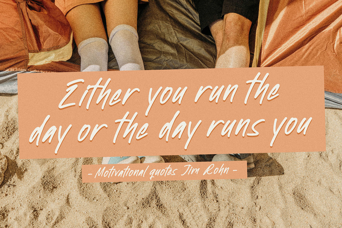 Newtonick Chodes Display Handbrush, a Script Font by Letterena Studios Script (Photo 3 of 15)