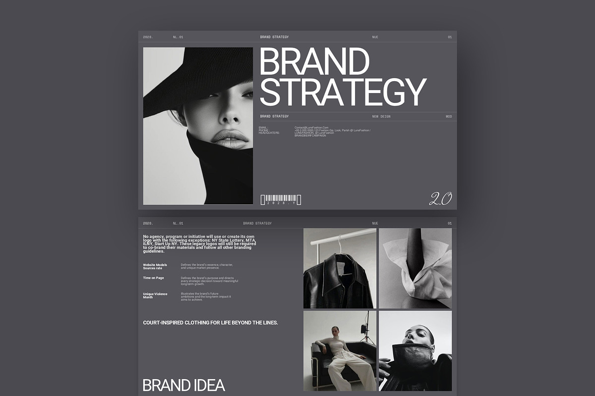 Brand Strategy Presentation Template, a Presentation Template by GoldenPixelStudio (Photo 7 of 10)