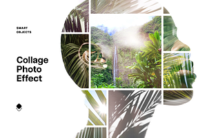 Double Exposure Collage Photo Effect, a Layer Style Add-On by Design Squad