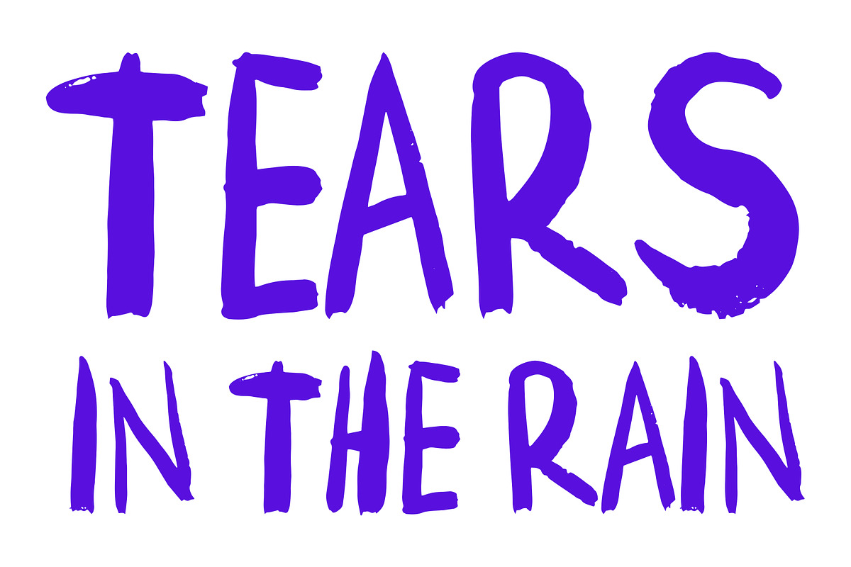 EVERYTHING IS FINE - Brush Font preview 3