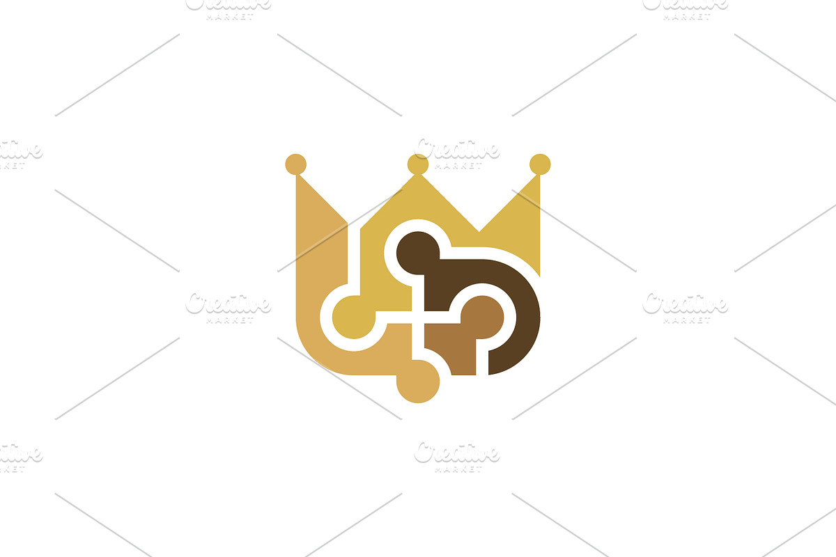 modern crown community people logo, a Branding & Logo Template by Rasagama Studio