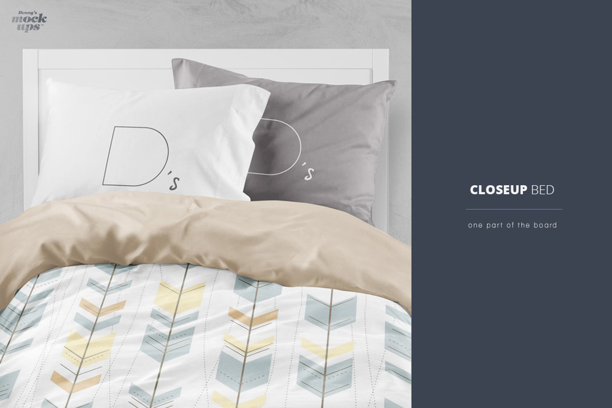 Bedding Multiboard Mockup, an Apparel Mockup by Denny's Mock-ups (Photo 8 of 9)