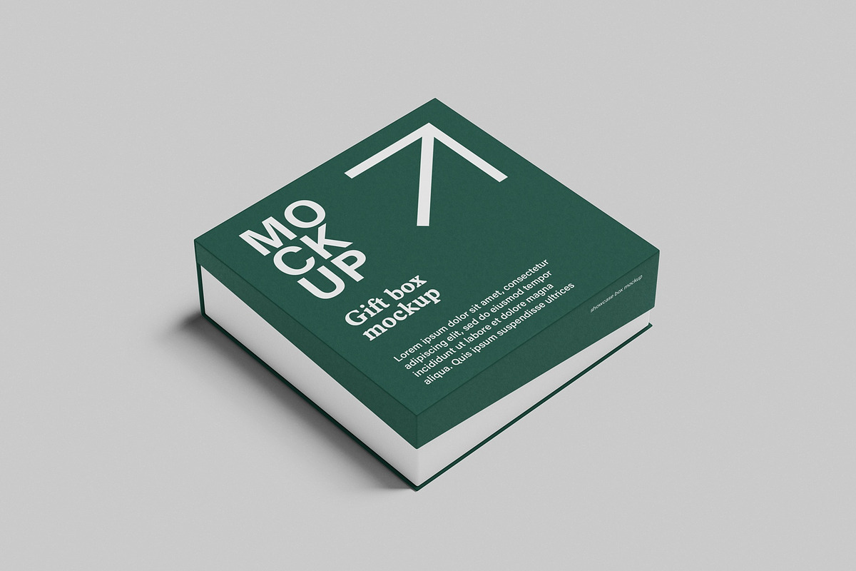 Jewelry Box Mockup, a Packaging Mockup by UFR_GRAPHIC (Photo 3 of 4)