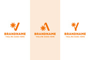 Letter V A Y Spark Logo, a Branding & Logo Template by Pray Art Design Studio (Thumbnail 1 of 2)