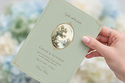 Muted Sage Green Wedding Invitation, an Invitation Template by by creative paper (Thumbnail 3 of 5)