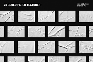 Glued Paper Textures