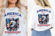 4th of July Eagle American Freedom, a Seasonal Illustration by Creative Arslan (Thumbnail 3 of 6)