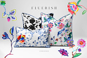 Fluerish seamless Patterns & Motifs, a Pattern Graphic by Pink Linen (Thumbnail 1 of 10)