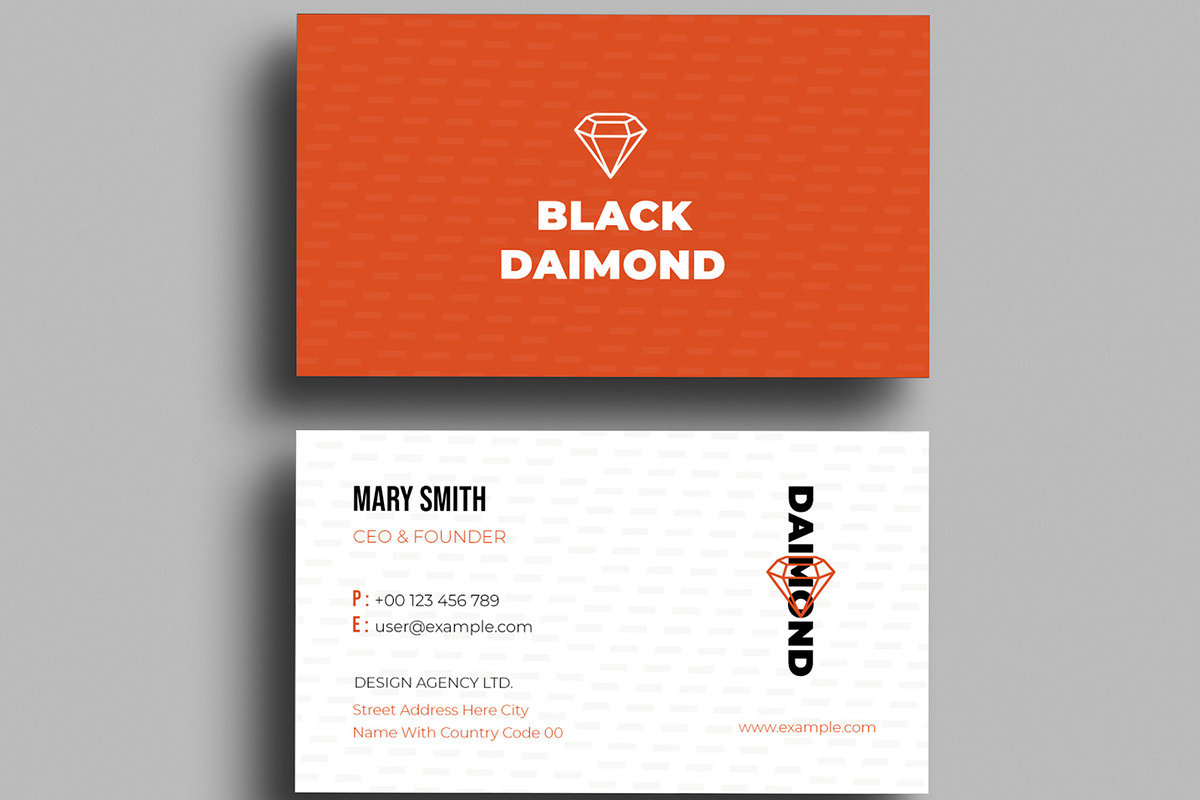 Modern Business Card Layout, a Business Card Template by MightyDesign (Photo 3 of 6)
