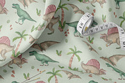 Watercolor Dinosaurus Collection, a Pattern Graphic by Oksana Dovhopol Art (Thumbnail 10 of 16)