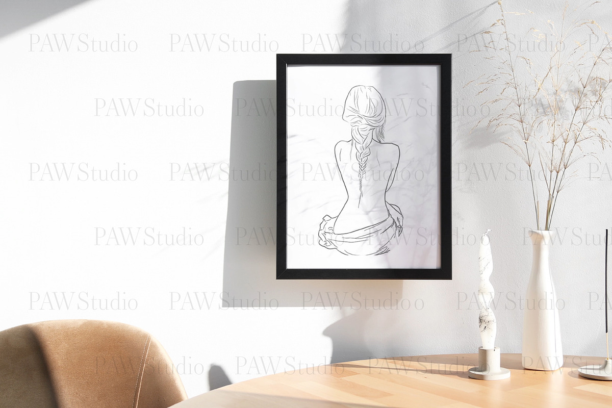 Video Photo Frame Mockup 3x4 MP4, an Advertising Mockup by PawMockups (Photo 2 of 7)