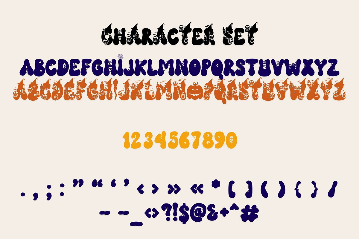 Full Moon is a cool Halloween font, a Handwritten Font by Brown Cupple (Photo 5 of 6)