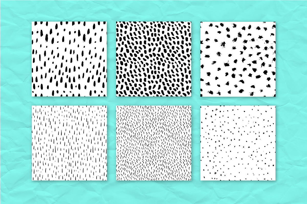 34 ink effect seamless patterns (v3), a Pattern Graphic by AnastasiaFears (Photo 2 of 7)
