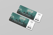 Ticket Mockup, an Advertising Mockup by ZifaraDesign (Thumbnail 5 of 11)