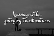 Agnetha, a Script Font by Uloel Design (Thumbnail 5 of 6)