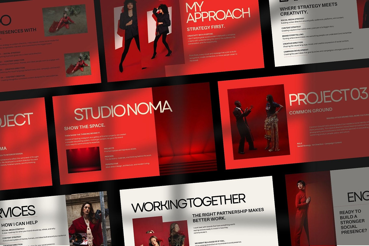 Social Media Portfolio Keynote, a Presentation Template by ShowUp! Studio (Photo 4 of 7)