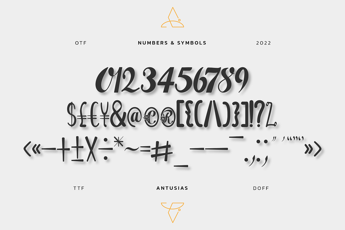 Antusias Script Font, a Script Font by infernostudio3 (Photo 9 of 10)