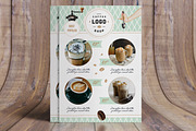 Flyer Retro CoffeeShop, a Flyer Template by ZiziMarket (Thumbnail 2 of 2)