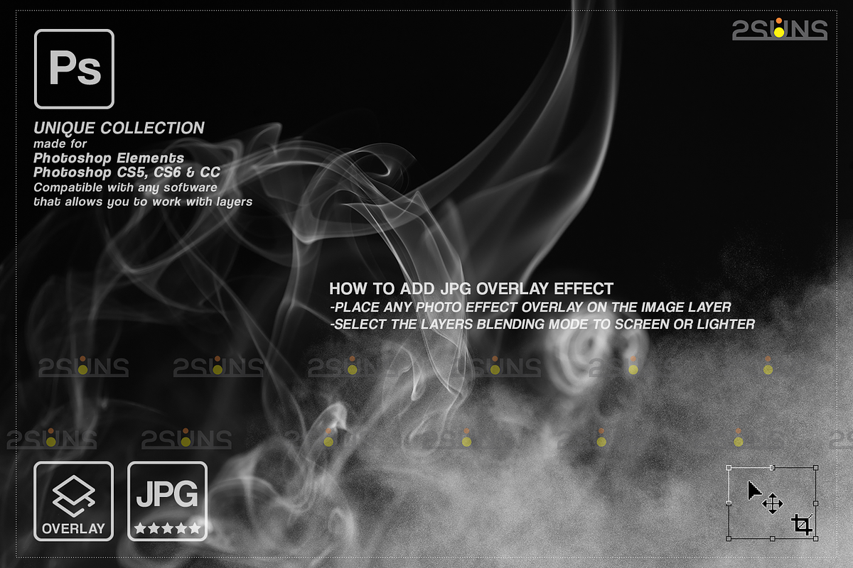 White smoke photo overlay, Fog, an Object Graphic by 2SUNS (Photo 7 of 9)