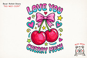 Valentine Love & Coffee Illustration, an Illustration by GlitterCraft (Thumbnail 2 of 41)