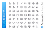 Business Line Icons Set, an Icon by Voysla's Shop (Thumbnail 2 of 4)