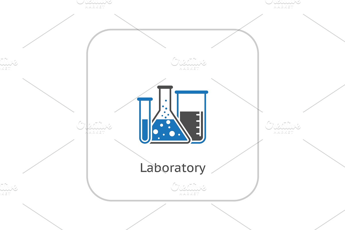 Laboratory and Medical Services Icon. Flat Design., an Object Graphic by PictureInStock