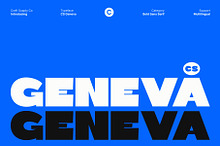 CS Geneva – Bold Sans Serif