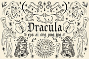 Dracula Bundle, an Object Illustration by Annie Konst (Thumbnail 1 of 18)